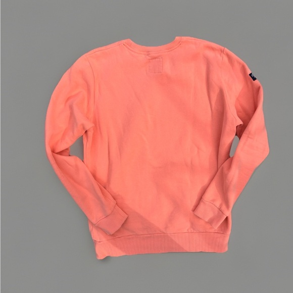 Superdry Moto Motorcyle Retro Graphic Sweatshirt Orange Crewneck Size Small - Picture 6 of 7